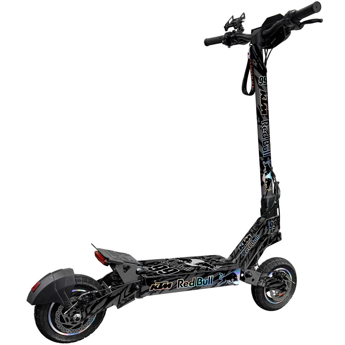 Kukirin G2 Competition Silver Holographic Stickers
